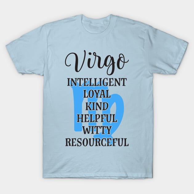 Virgo Zodiac T-Shirt by thechicgeek